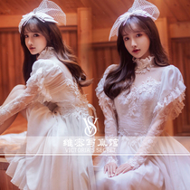 Mori Small Art Co-Writing Real Photography Reworked Vintage Classic Antique Wedding Dress