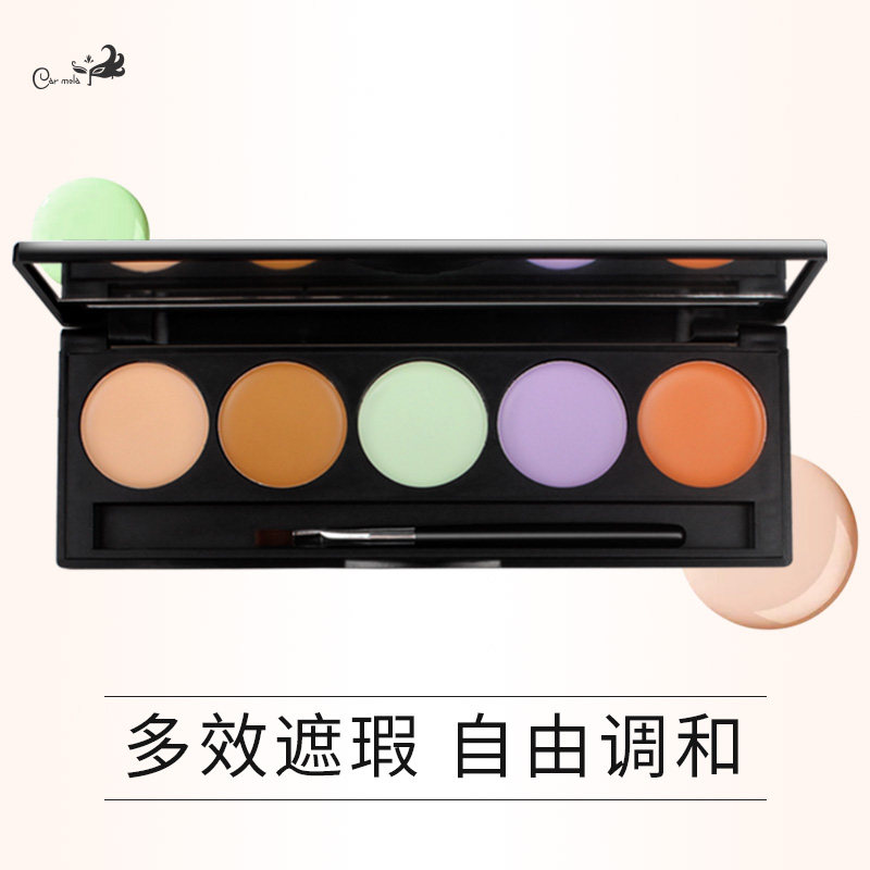 Five Color Flawless Cream Cover Spots Pimple Acne Tattoo Scar Blemish Eye Face Black Eye Multicolored Flawless Powerful