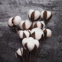 Pastoral style crafts Eternal Flowers cotton dried flowers home furnishings Wedding Garland decoration hand accompanied by a gift