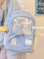 Синяя большая подвеска, значок