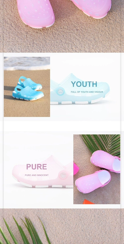 Authentic Giày Cave Cool Women Summer Mới Giày đông lạnh đa năng Crystal Men Model Model Beach Garden Shoes