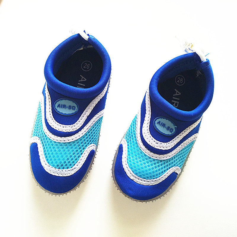 Popularity Children Soft Bottom Beach Boys Outdoor Covered Water Non-slip Traceability Creek Shoes Baby Learn Step Swimming Speed Dry Girl Shoes