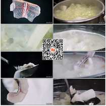 Delicious fish soup to make fish gourmet fish cooking fresh fish knife video material kill fish cooking gourmet food catering