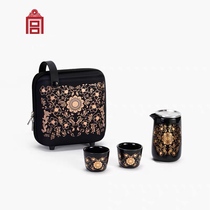 Forbidden City Jinou Yonggu portable tea treasure tea set Tea set gift Tea Teapot cup Travel tea cup set