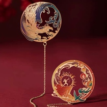 The Yiyi Show Day Clip Clip of the Yiji Day Clip of the Yufeng Li - Guangdong Graduate Teachers gift of the Palace Shanhai Metal Book Signature