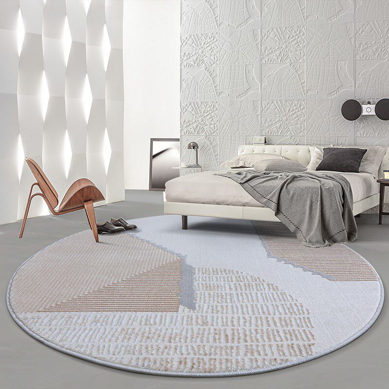 Original design Silence Wind Round Carpet Nordic Net Red Identical Cloakroom Bedroom Bedside Mat Cute