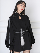 National Tide Womens Dress Qipao Womens Short Section Young Girl Fashion Loose China Wind Improved Version Dress Dress