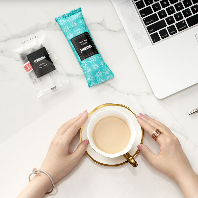 (3 groups of trial drink) Tessdoll Taiwan Taishiduo milk tea brewing beverage brewing instant original milk tea powder bag