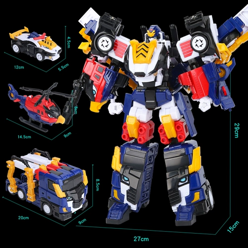 Комбинированная маленькая игрушка для мальчиков, трансформер, робот