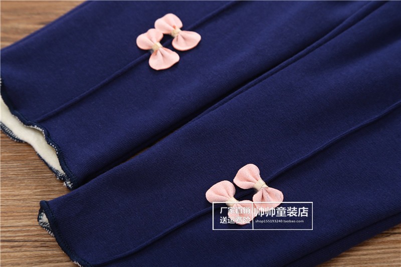Lắc cùng quần bé gái 2018 mới legging hai lớp cộng với nhung dày mặc quần áo thủy triều xuân hè 1-9 tuổi quần áo bé gái