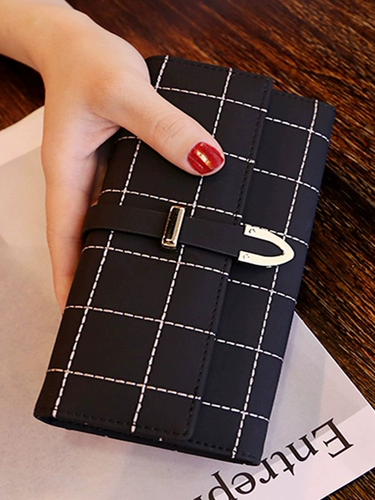 Бумажник, длинная матовая сумка через плечо, вместительный и большой универсальный кошелек, маленькая сумка клатч, японские и корейские, в корейском стиле