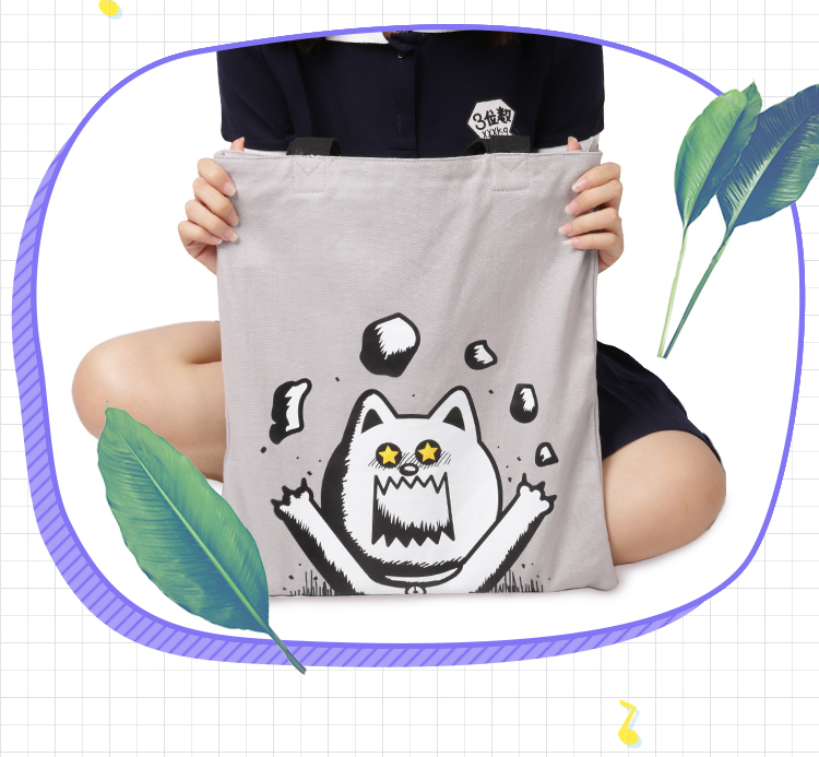 Cùng một cửa chú sản phẩm Giải Trí phim hoạt hình vai túi vải túi xách Giản Dị anime hoang dã túi vải miếng dán