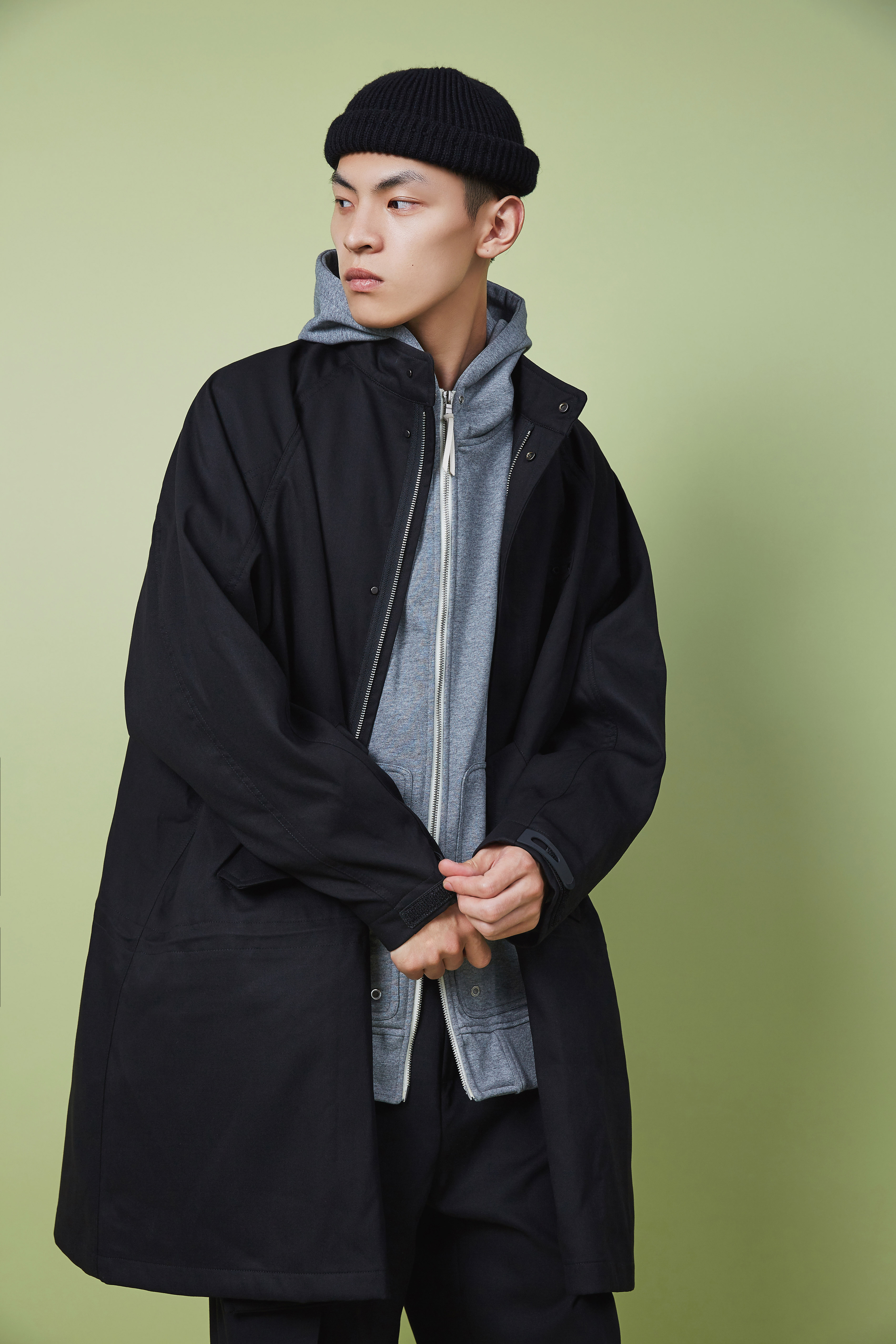 SimpleProject 2018AW Sửa đổi áo khoác M51 SP Áo gió lỏng lẻo Áo khoác dài nam áo gió chống nắng