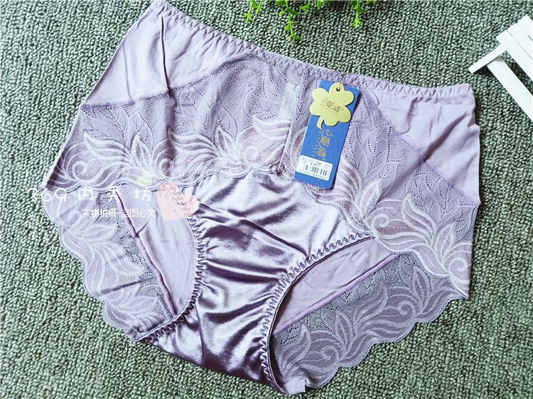 5 条 曼倩 7955 kiểu dáng ren tinh tế thoải mái giữa eo cao đồ lót big size