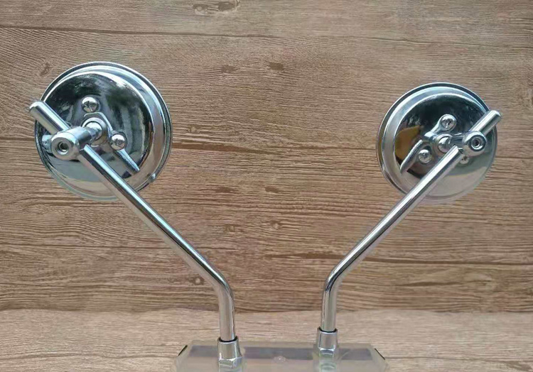 Đài Loan nhập khẩu Harley chiến thắng đặc biệt xe máy retro sửa đổi hình vuông gương chiếu hậu hình thang gương - Xe máy lại gương gương xe máy giá rẻ