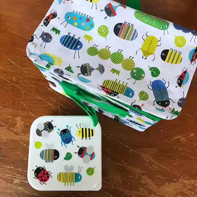 UK lunch box children go out carrying lunch box lunch box snack box bee small lunch box