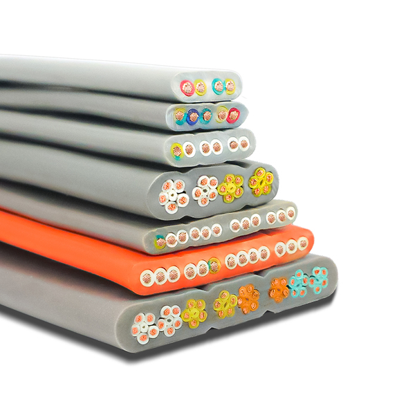 Tvvb Elevator Flat Flexible Cable 3-60 Core Electric Retractable Door Travel-Specific High-Flexibility Flat Wire Crane Electrical Cable