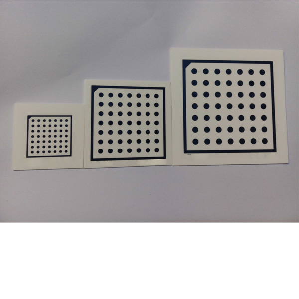 Ceramic dot calibration plate calibration block Calibration plate Visual calibration block Camera calibration using 20mm