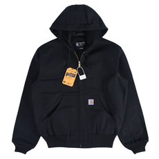 Куртка carhartt j131美式复古帆布连帽防风夹克 多口袋工装运动外套