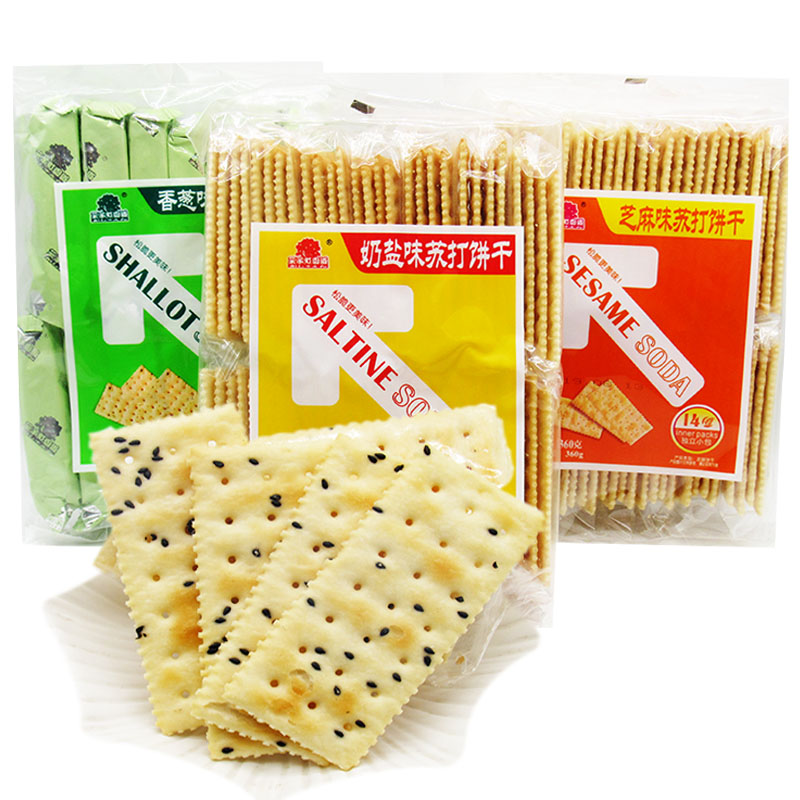 Goko Machi Garden Dauta Pie 360g * 3 packs of many flavors Pizza Taste sesame comb Biscuit Snack snacks