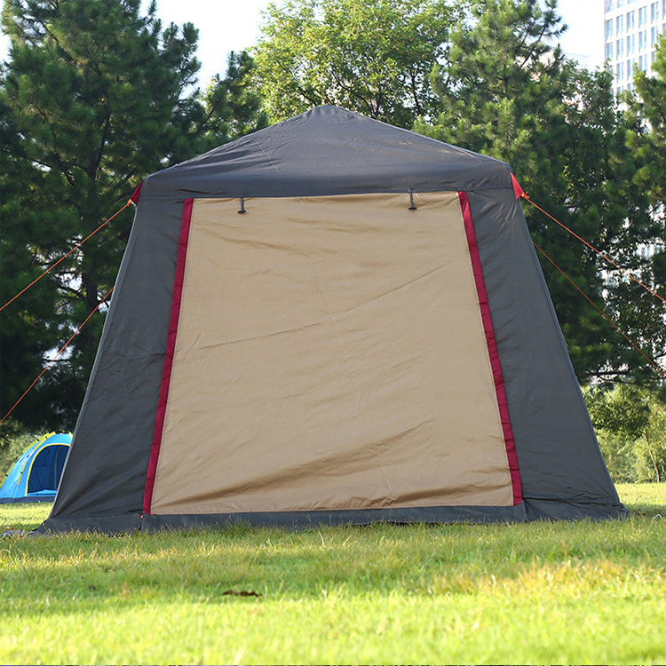 Fully automatic tent quick opening double layer thickened oxford cloth outdoor rain-proof 6-10 people oversize and high rain-proof camping