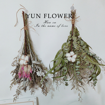 Yunnan Online Red Dry Flower Bouquet Vase Decoration Flower Arrangement Home Folkhouse Guest House Popular Art Converse Hanging Dry Flower Furnishing