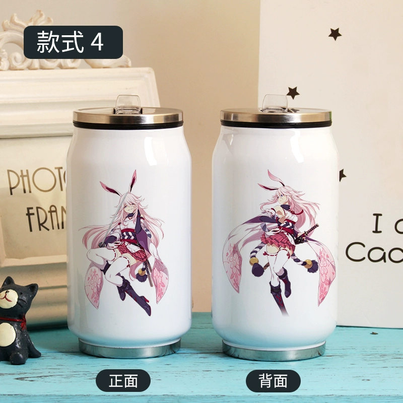 Benghuai 3 Xung quanh Yae Sakura Anime Mug cho nam và nữ Hai chiều Di động Ảnh tùy chỉnh Quà tặng cốc nước - Carton / Hoạt hình liên quan