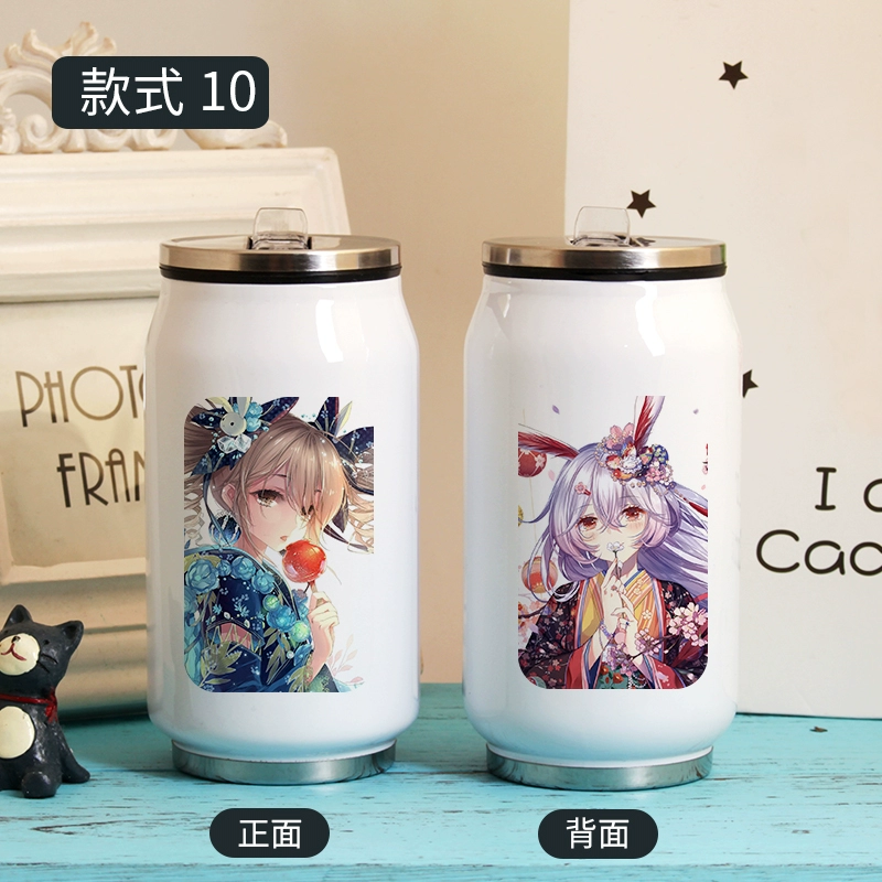 Benghuai 3 Xung quanh Yae Sakura Anime Mug cho nam và nữ Hai chiều Di động Ảnh tùy chỉnh Quà tặng cốc nước - Carton / Hoạt hình liên quan