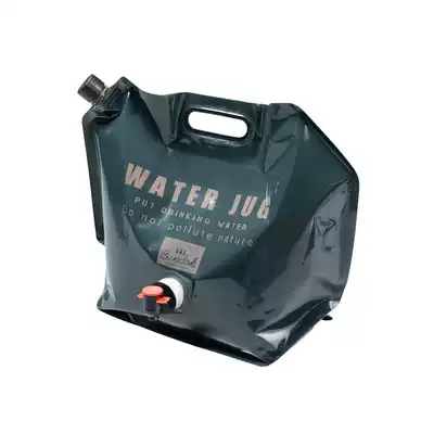 Japanese BUNDOK outdoor folding portable water bag small light kettle camping travel soft water storage bag bucket