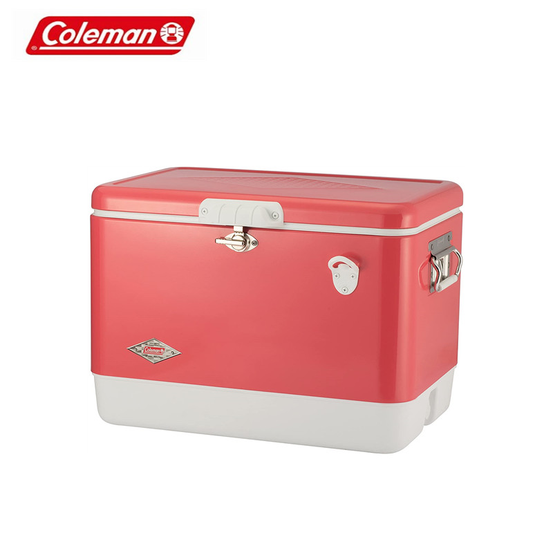 Japan imports Coleman Coleman stainless steel outdoor portable car fishing refrigerator insulation fresh refrigerator