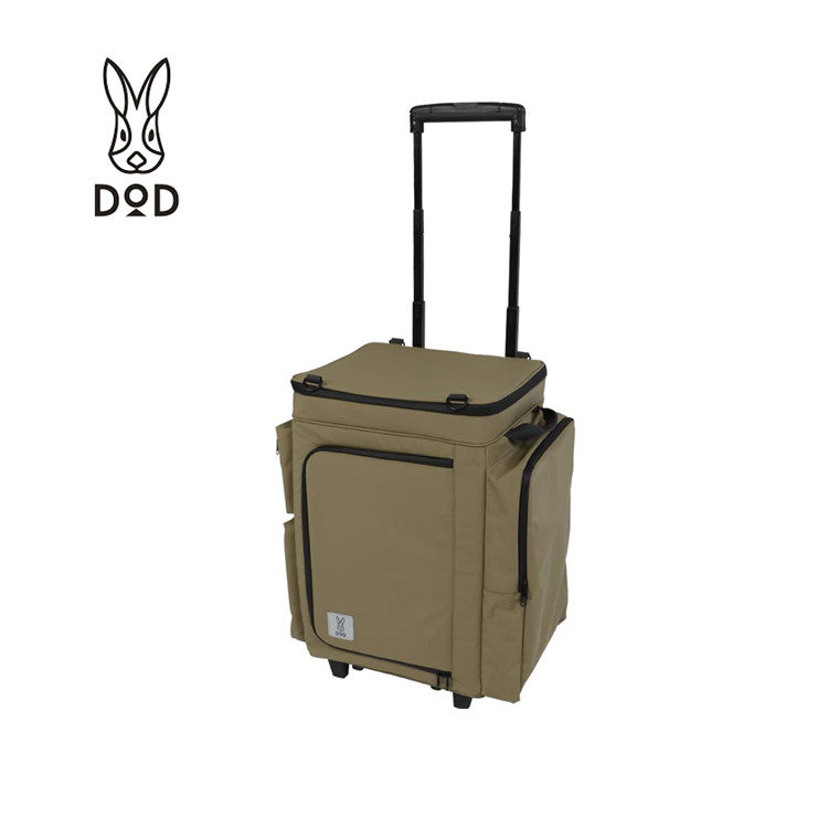 Japan imports DOD cold storage box outdoor picnic portable hand-held belt wheel car insulation portable refrigerated fresh-keeping bag