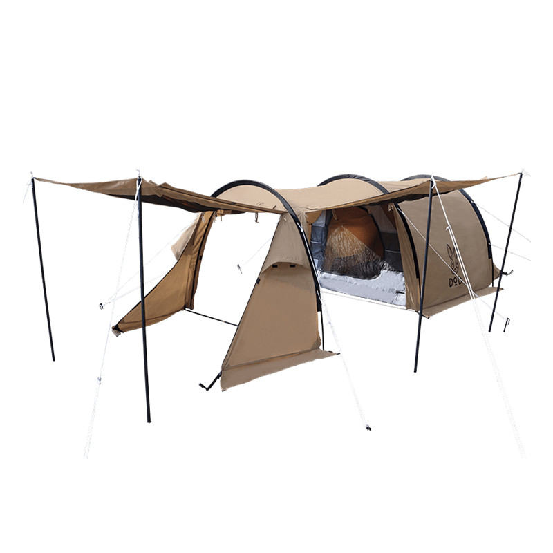 Japan Import Dodoutdoor Tent Mountaineering Camping Double deck Anti-stormy shading Little Number of lanes Excursions 2 People Equipped