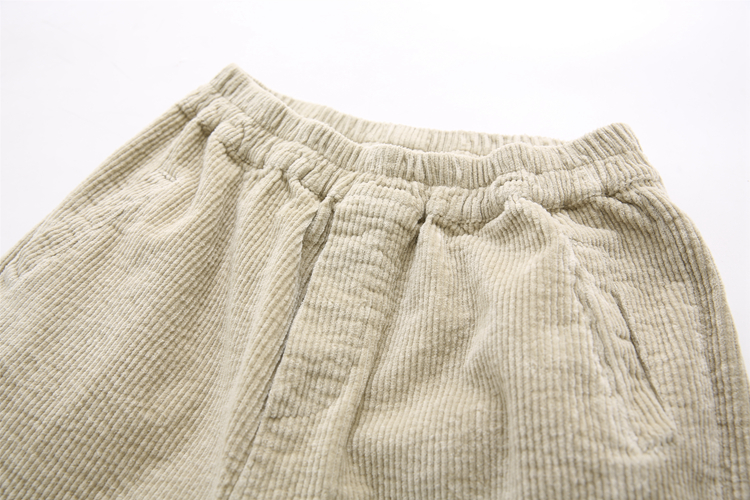 Mùa đông phiên bản mới của Hàn Quốc của quần nhung kẻ retro thường quần lỏng quần học sinh quần nhung kẻ chân quần harem thủy triều quần suông ống rộng nữ