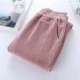 Mùa thu đông 2018 mẫu Hàn Quốc retro quần nhung kẻ sọc harem quần nữ mỏng giản dị quần dày cashmere trang phục mùa hè cho nữ