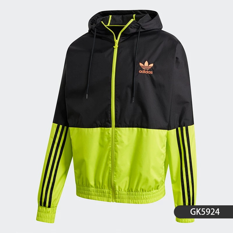 Adidas/Adidas подлинный четырехлистный FP TRACK TOP мужская куртка Для активного отдыха HB3148