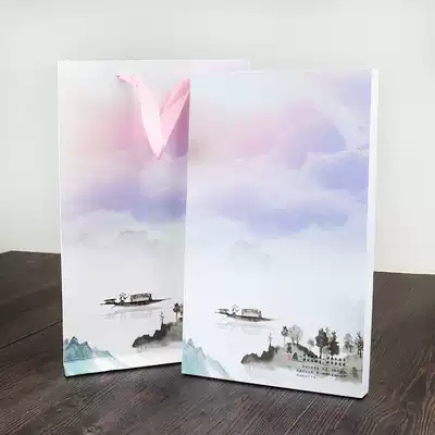 Group fan fan box tote bag gift round fan fan box