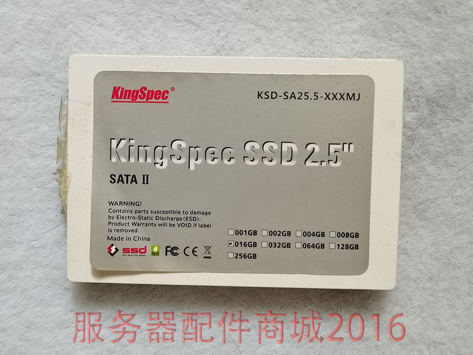 Industrial grade KingSpec 2 5 inch SATA2 SSD solid state drive 16G 4 channels