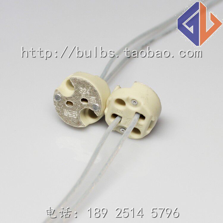 With G4 G5 3 GX5 3 G6 35 GZ6 35 GY6 35 High temperature ceramic lamp head lamp holder VS 324