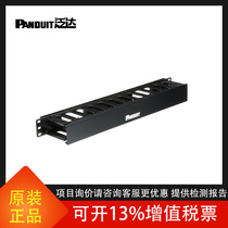 Panduit PANDUIT cable manager 1U 19-inch horizontal single-sided hinged cable management ring WMPFSE original
