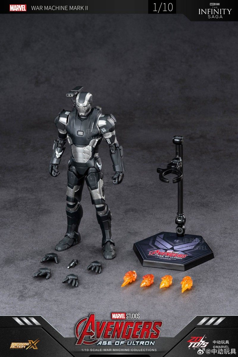 New ZD Toys 1/10 IRON MAN MK15 MK16 MK2 MARVEL Action figure