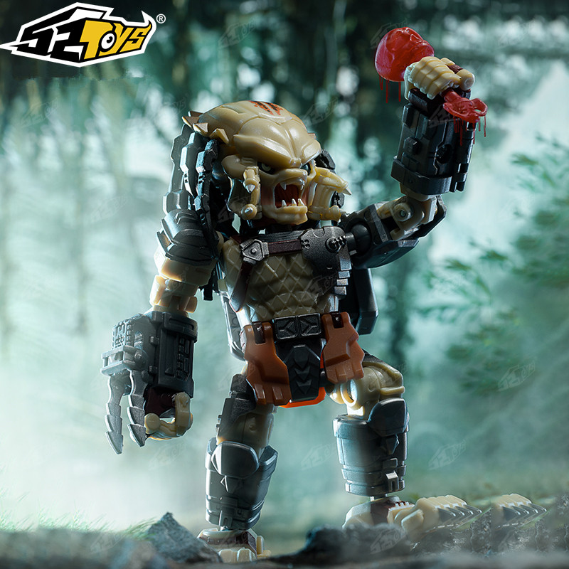 52TOYS Mighty Box Series Ultimate Warriors Tide Playing Cool Machine Chia Assembly Model Figure Swing Toy