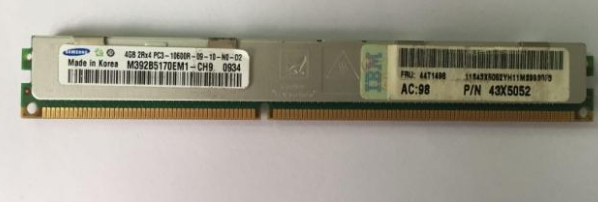 4GB IBM 44T1498 43X5052 PC3-10600R 1333MHz Reg 2Rx4 DDR3 ECC