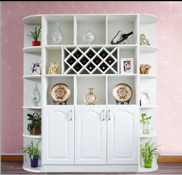 phòng khách tối giản phong cách châu Âu hiện đại nhà ra khỏi nhà hàng tủ âm tường Mỹ tủ trưng bày rượu tủ rượu tùy chỉnh - Buồng giá sách đẹp