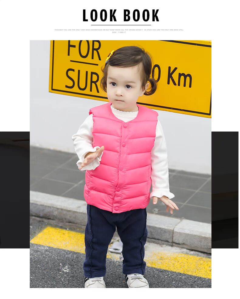 Trẻ em xuống cotton vest 2018 mùa thu và mùa đông mô hình chàng trai và cô gái quần áo trẻ em Hàn Quốc phiên bản của trẻ em nhỏ của vest bé ấm vest