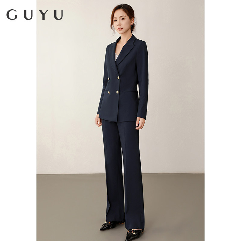 Gu Yu Women's Summer Thin Suit Jacket 2026 for Civil Servant and Student Interview Attire Formal Business Suit
