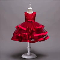Trẻ em ăn mặc công chúa váy bánh fluffy vest cô gái chủ nhà hoa cô gái catwalk biểu diễn quần áo trẻ em hàn quốc