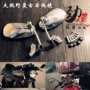 Qingqi Ranger Bản gốc Retro Cafe Racer Cà phê Xe máy Side Mount Gương chiếu hậu Gương chiếu hậu - Xe máy lại gương gương xe máy mini