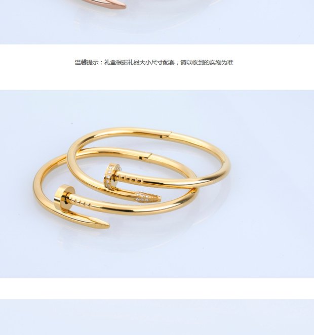 Xu hướng thời trang cá nhân Nhật Bản và vàng hồng 18K bằng vàng hồng titan với vòng tay kim cương vòng tay Cuff