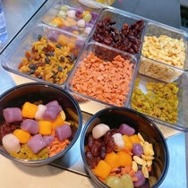 Ice Powder Pendulum Stall Tool Acrylic with cover Seasoning Case Octag Kitchen Home Commercial Ice Powder Dosing Box Containing box