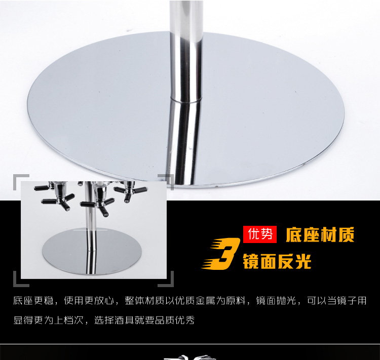 6 riêng xoay rót rượu vang đỏ giá đỡ rượu vang rượu tháp bộ phận sáng tạo rượu dọc giá máy chai bia đứng kệ gỗ 5 tầng